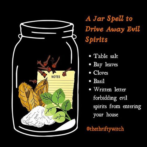 Wren Maple on Instagram: “Burn juniper or mullein before completing this ritual. Step 1: Gather the ingredients; place them in a clean jar. Step 2. Write your…” Witches Jar, Potions Recipes, Witchcraft Spells For Beginners, Herb Jar, Spells For Beginners, Jar Spells, Witch Bottles, Easy Spells, Magia Das Ervas