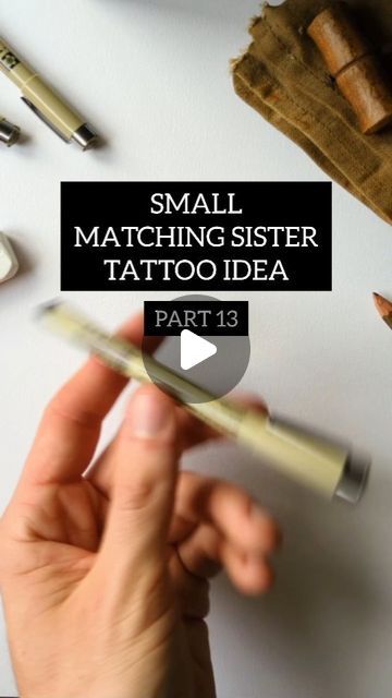 Josh Duke ~ Illustrator on Instagram: "Sister Time! ✌️
.
.
.
#smalltattoo #matchingtattoos #sistertattoo" Sibling Tattoos 7 Siblings, Fine Line Sister Tattoo, Small Sibling Tattoos For 3, Matching Sister Tattoos For 3 Sibling, Small Tattoos For Sisters, Siblings Tattoo For 3, Tattoos For Sisters, Siblings Tattoo, Sibling Tattoos For 3