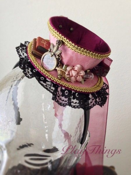 Teacup Hat, Pink Steampunk, Steampunk Christmas, Mad Hat, Tea Hats, Mad Hatter Hat, Funky Hats, Steampunk Hat, Crazy Hats