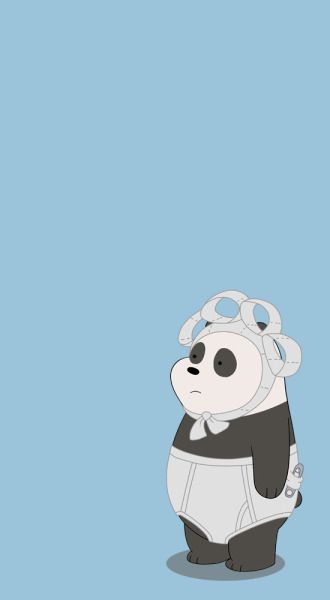 we bare bears wallpaper | Tumblr We Bare Bears Lockscreen, Bare Bears Wallpaper, We Bare Bears Wallpaper, We Bare Bears Panda, Bears Wallpaper, Ice Bear We Bare Bears, We Bare Bears Wallpapers, Ice Bears, Blue Wallpaper Iphone