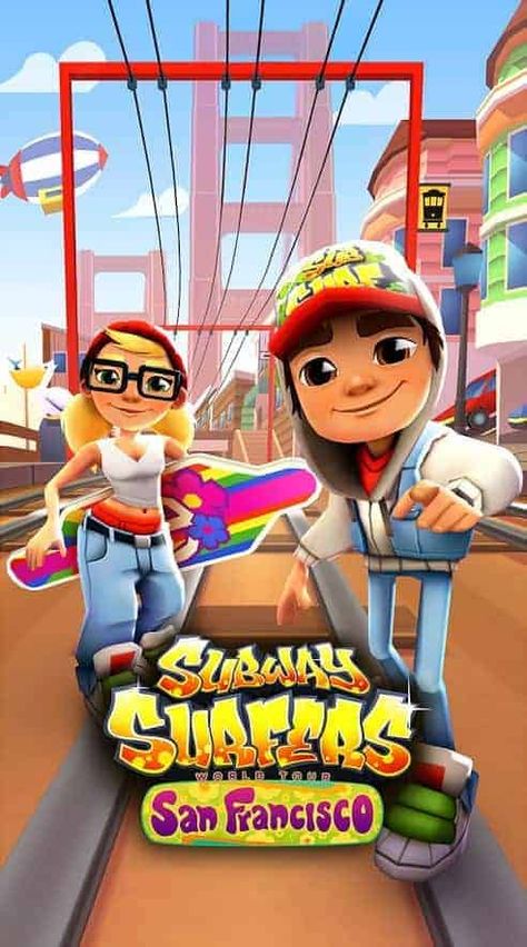 Subway Surfers San Francisco 1.50.2 Mod APK (Unlimited Coins, Keys & High Score) Subway Surfers Download, تمثال الحرية, Subway Surfers Game, Subway Surfers, Android Hacks, Download Games, Android Games, Mobile Game, Arcade Games