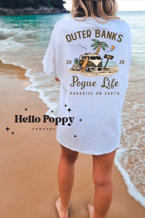 OBX Comfort Colors T-Shirt, Outer Banks, Pogue Life, Paradise on Earth, Poguelandia, Outer Banks North Carolina, Kooks Pogues, Hang Loose, John B shirt, JJ Maybank Pogue Life, T Shirt Model, John B, Shirt Model, Paradise On Earth, Denver Co, Outer Banks, Tshirt Colors, Comfort Colors