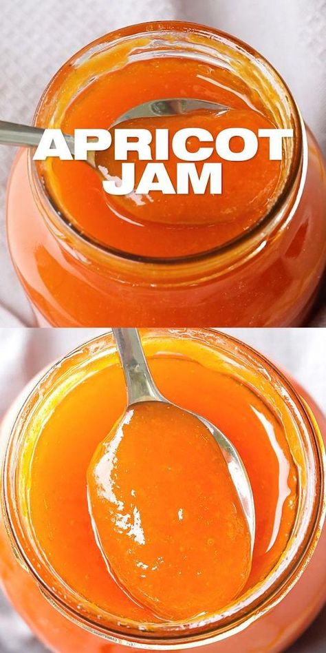 Apricot Jam With Pectin, Apricot Canning Recipes, French Jam Recipes, How To Make Apricot Jam, Apricots Recipes, Apricot Preserves Recipe, Apricot Jam Recipe, Vegan Jam, Rhubarb Curd