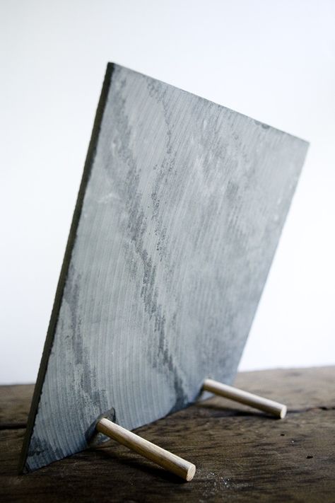 DIY Slate Tile Chalkboard Slate Projects, Slate Tile Crafts, Slate Ideas, Chalkboard Diy, Slate Art, Mountain Meadow, Slate Wall, Slate Signs, Sacred Mountain