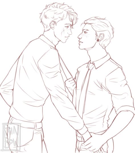 Doodle-oodle-oo (Posts tagged andreil) Couple Poses Drawing, Gay Aesthetic, Art Style Inspiration, Reference Poses, Couple Drawings, Gay Art, Couple Art, Drawing Base, Drawing Poses