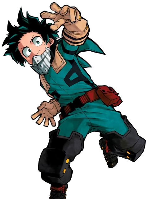 Deku Shoot Style, Deku Official Art, Class 1 B, Obstacle Race, Hero Costumes, Midoriya Izuku, Anime Posters, Izu, Pixie Bob