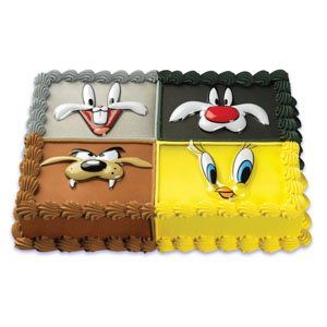 Looney tunes Looney Tunes Cake, Tweety Cake, Space Jam Theme, Looney Tunes Party, Icing Decorations, Baby Looney Tunes, Second Birthday Ideas, Cake Decorating Kits, Cake Face