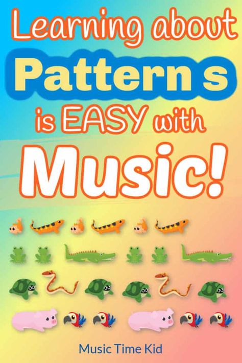 Teaching patterns with music has an advantage over normal math education because music can meet different learning styles & kids love music! Fun Animal short and long activity cards help get your child ready for piano lessons! Math And Music Activities, Musical Math Activities For Preschoolers, Music Math Activities Preschool, Music Preschool Activities, Music Manipulatives, Different Learning Styles, Teaching Patterns, Coral Room, Preschool Music Activities