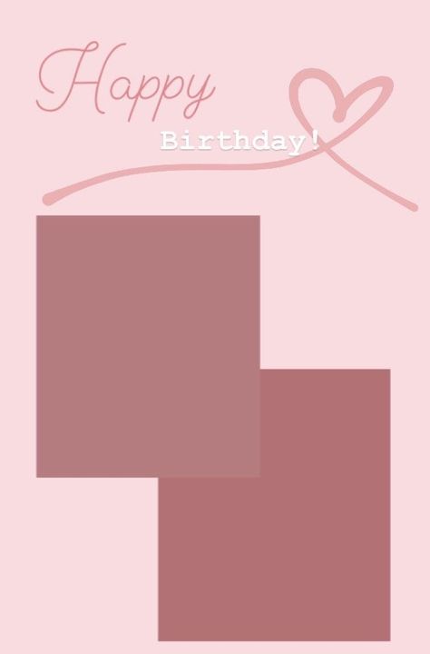 Happy Birthday 2 Photo Frame, Happy Birthday Icons, Birthday Icon, Happy Birthday Best Friend, Birthday Captions Instagram, Birthday Collage, Happy Birthday Wallpaper, Happy Birthday Template, Happy Birthday Posters