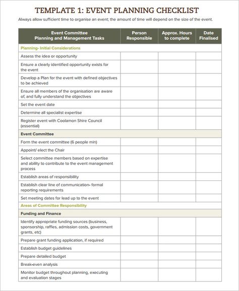 Event Checklist Template - 13+ Free Word, Excel, PDF Documents Download | Free & Premium Templates Event Checklist Template, Event Planning Forms, Event Planning Checklist Templates, Event Checklist, Event Planning Timeline, Event Planning Proposal, Conference Planning, Event Planning Worksheet, Planning School