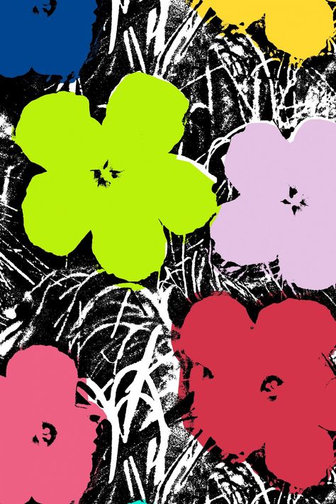 Andy Warhol Flowers, Wallpaper Application, Andy Warhol Pop Art, All Wallpaper, Flowers Wallpapers, Flower Art Drawing, Anemone Flower, Mario Art, Modern Photography