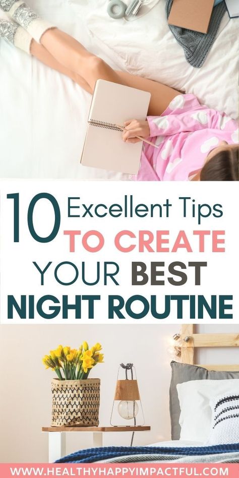 Best Night Routine, Housekeeping Hacks, Best Habits, Night Routines, How To Stop Snoring, Bedtime Ritual, Personal Growth Plan, Healthy Morning Routine, Work Routine