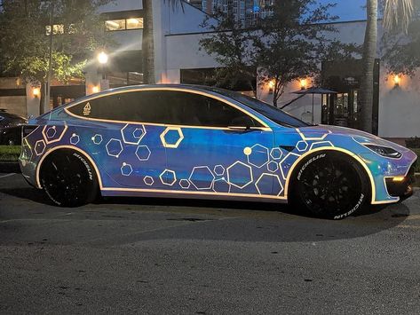 Model 3 Wrap, Vinyl For Cars, Rear Mirror, Custom Cars Paint, Vinyl Wrap Car, Car Console, Pimped Out Cars, Car Wrap Design, Custom Wraps