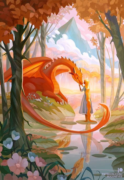 Arte Sketchbook, Mythical Creatures Art, Arte Fantasy, Dreamy Art, A Dragon, Dragon Art, Creature Art, Fantasy Character Design, In The Woods