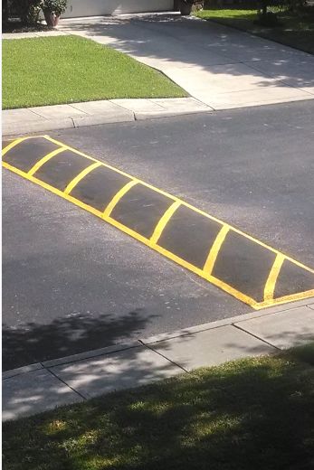 Our very own speed bump. Speed Bump, Parking Design, Bump, Tiny House, Design, Nature