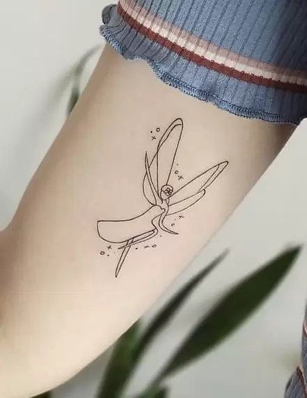 Fairy Tattoos: Meanings, Tattoo Designs & More Gothic Fairy Tattoo, Small Fairy Tattoos, Tinker Bell Tattoo, Cute Best Friend Tattoos, Pixie Tattoo, Fairy Tattoos, Belle Tattoo, Celtic Fairy, Fairy Tattoo