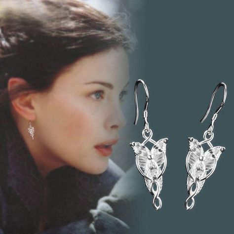 Trending Now -Elven style love! New to my inventory. In high demand and limited supply. Arwen Evenstar Elfstone Drop Earrings⁠ ⁠ https://tigerseyehealing.com/collections/jewelry/products/arwen-evenstar-elfstone-drop-earrings ⁠ #trending #trendingnow #ArwenEvenstar #elves #Arwen #womaninbizhour #lordoftherings #giftideas #tigerseyehealing #smallbiz #essentialoils #inbizhour #shopsmall #jewelry #books #crystals #candles #incense #runes #saltlamps #waterfalls⁠ #love #fashion #jewellery #necklace Arwen Necklace, Lotr Jewelry, Arwen Evenstar, Elven Style, Princess Star, Aromatherapy Jewelry, Fairy Princess, Jewellery Necklace, Necklace Box