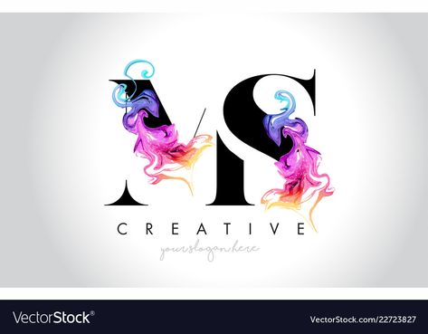 P Letter Design, Ms Logo, S Letter Images, Colorful Logo Design, Logo Design Art, Monogram Logo Design, Photography Logo Design, Ad Creative, Name Wallpaper