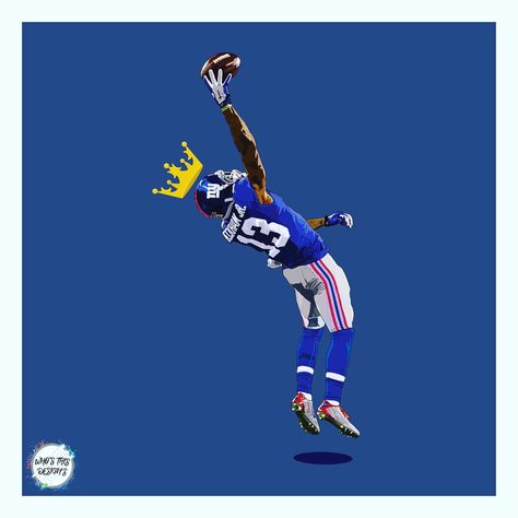 Odell Beckham Jnr OBJ catch against Dallas Cowboys in 2014 NFL Obj Catch, Obj One Hand Catch, Ceedee Lamb Wallpaper Cowboys, Nfl Football Wallpaper Stefon Diggs, Nfl Combine Graphics, Nfl Catches, Ny Giants, Dallas Cowboys, Nfl