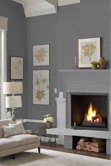 1. Gray Screen
2. Wall Paint 
3. Fireplace Room 
4. Westpear Interiors Gray Screen, Best Wall Paint, Wall Paint Color, Light Oak Floors, Fireplace Room, Accent Wall Colors, Paint Fireplace, Wall Paint Colors, Great Wall