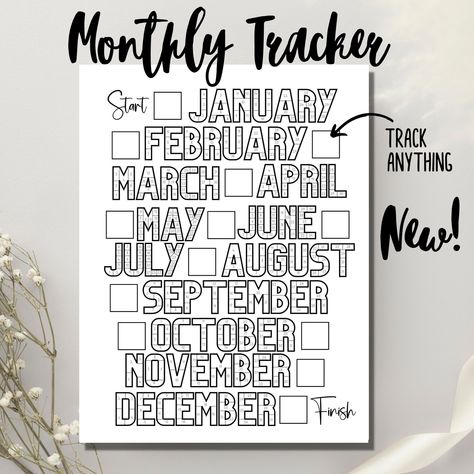 Workout Tracker Printable 2025 Workout Tracker, Monthly Workout Tracker Printable Free, Mile Tracker Printable, Mile Tracker, Miles Tracker, Workout Tracker Printable Free, 2024 Workout, Tracker Printable Free, Workout Tracker Printable