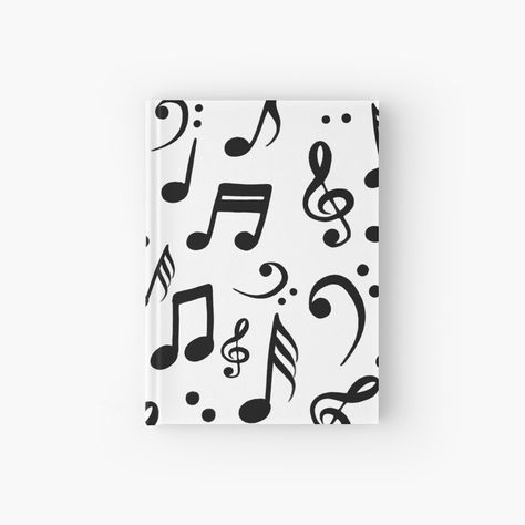 Get my art printed on awesome products. Support me at Redbubble #RBandME: https://www.redbubble.com/i/notebook/Music-notes-Pattern-by-trajeado14/57049602.RXH2R?asc=u Music Note Book Cover Design, Notebook Decoration, Funny Words To Say, Pattern Journal, Note Book, Music Note, Funny Words, Book Cover Design, Music Stuff