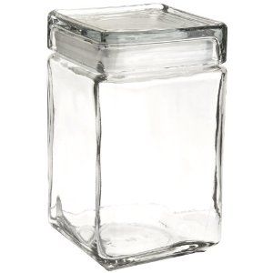 Pantry Space, Cube Furniture, Square Glass Jars, Square Jars, Cube Storage Bins, Storage Cubes, Kitchen Jars, Glass Jars With Lids, Glass Storage Jars