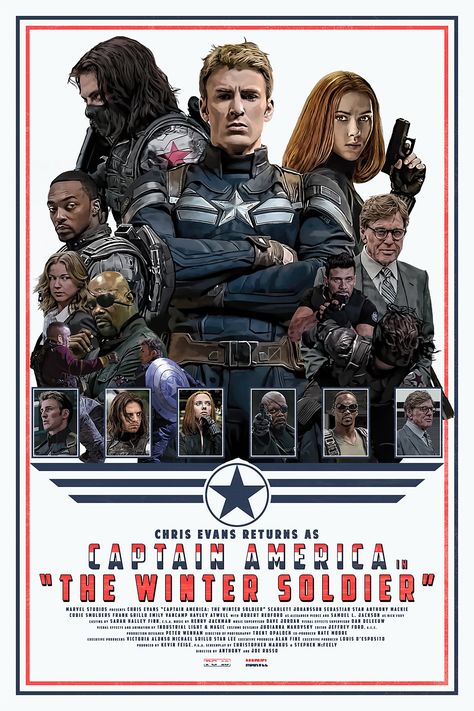 Captain America Trilogy, Winter Soldier Movie, Winter Soldier Wallpaper, Soldier Poster, Marvel Movie Posters, Captain America The Winter Soldier, Captain America Winter Soldier, Comic Poster, Marvel Posters