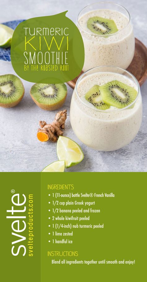 Metabolism Reset Diet, Healthy Nutrition Plan, Metabolism Boosting Foods, Kiwi Smoothie, Brown Spots Removal, Juice Diet, Healthy Smoothie, French Vanilla, Protein Smoothie