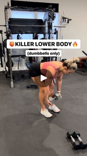 Mackenzie Wells Fitness, Dumbbell Stiff Leg Deadlift, Leg Day Burnout, Lunges With Weights, One Leg Deadlift, Leg Day Memes, Weighted Squats, Squats And Lunges, Goblet Squat