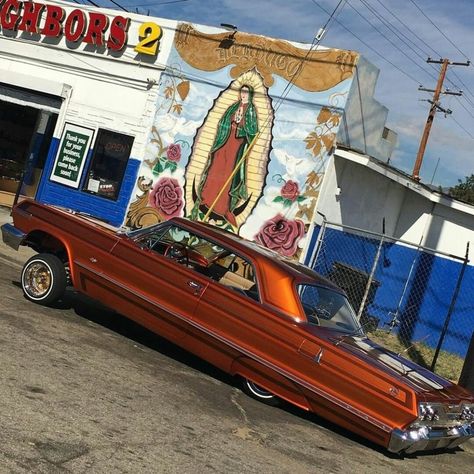 Lowrider Culture, Cars Drive, Chicano Love, 64 Impala, Classic Cars Chevy, Lowrider Trucks, Retro Graphic Design, Custom Cars Paint, Low Riders