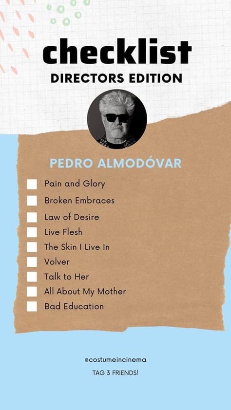 Pedro Almodovar Movies All About My Mother, Bad Education, List Challenges, Foreign Movies, Movie Directors, Future Jobs, Film School, Great Films, Movie List