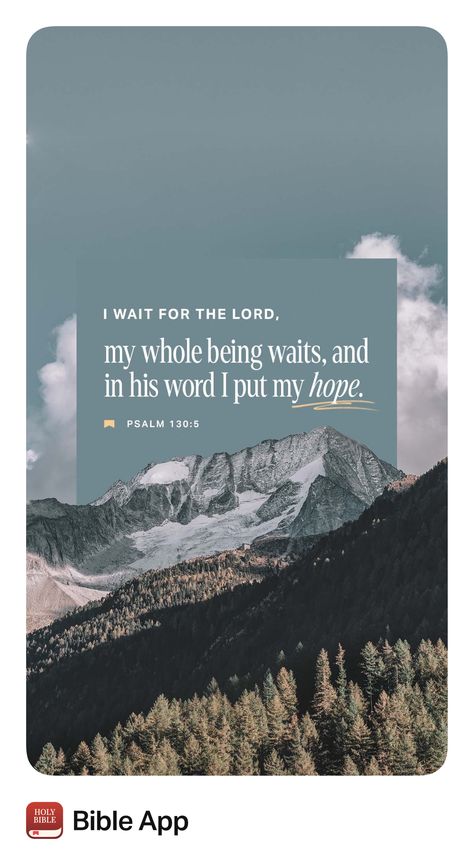 Wallpaper Kristen, Wait For The Lord, Psalm 130, Psalm 116, Bible Verse Background, Amplified Bible, I Wait, Ayat Alkitab, Bible Study Verses