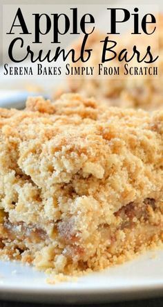 Thanksgiving Recipes Dessert Easy, Thanksgiving Recipes Dessert, Apple Bar Recipes, Apple Pie Bars Recipe, Thanksgiving Desserts Kids, Crumb Pie, Apple Cakes, Christmas Dessert Table, Crumb Bars