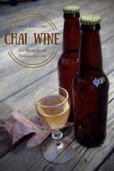 Spiced Chai Wine from pixiespocket: oh, man. I really like this stuff! Want to make your own batch of Chai Wine? Wine Making Recipes, Homemade Wine Recipes, Mead Wine, Mead Recipe, Homemade Alcohol, Spiced Chai, Homemade Liquor, Brewing Recipes, Homebrew Recipes