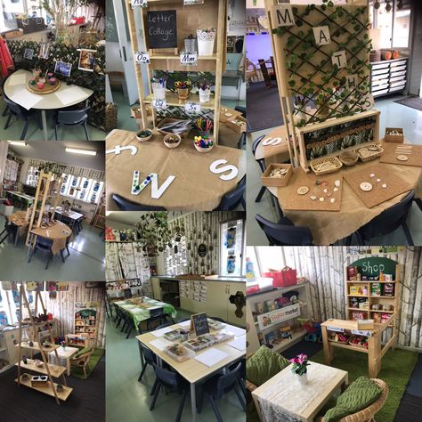 Walker Learning Classroom Layout, Natural Reception Classroom, Play Based Kindergarten Classroom Setup, Reception Classroom Layout, Oshc Room Ideas, Reception Classroom Ideas Layout, Year 1 Classroom Layout, Natural Classroom Decor, Ks1 Classroom