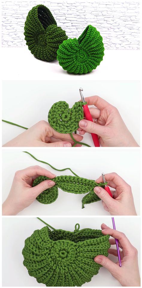 Crochet Big Shell Tutorial Big Crochet, Big Shell, Easy Knitting Projects, Confection Au Crochet, Crochet Design, Easy Knitting, Crochet Gifts, Yarn Crafts, Crochet Crafts