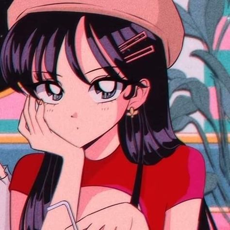 Sailor Mars Pfp Aesthetic, Pfp 90s, 90s Anime Retro Aesthetic, 90s Anime Retro, Anime Art Aesthetic 90s, Thanks For Listening, Arte Do Kawaii, 90 Anime, Arte Punk