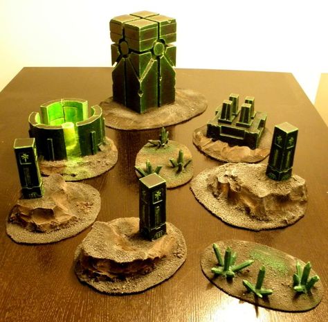 Crystal, Monolith, Necron Terrain, Necrons, Necrontyr, Terrain, Warhammer 40,000 More Necron Terrain, Scifi Terrain, Warhammer 40k Terrain, Warhammer Necrons, Warhammer 40k Necrons, Dnd Crafts, Warhammer Terrain, 40k Terrain, Warhammer Figures