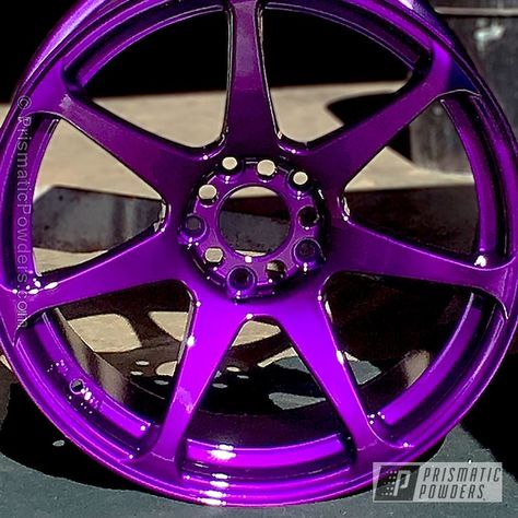 Powder Coating: Illusion Purple PSB-4629,Wheels,Automotive,Clear Vision PPS-2974,Powder Coated Wheels,Two Coat Application Custom Wheels Cars, Bronze Wheels, Purple Car, Custom Cars Paint, Cool Car Accessories, Car Wheels Rims, Rims And Tires, Rims For Cars, Car Mods