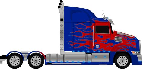 Draw Optimus Prime, Optimus Prime Truck, Transformer Party, Transformers Cars, Rescue Bots, Peterbilt 379, Western Star, On My Birthday, Transformers Optimus