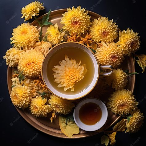 Premium AI Image | chrysanthemum tea Crsanthmum Flower, Chrysanthemum Graphic, Chrysanthemum Book, Chrysanthemum Tea, Tea Plant, Chrysanthemum Flower, Game Inspiration, 1 Million, Chrysanthemum