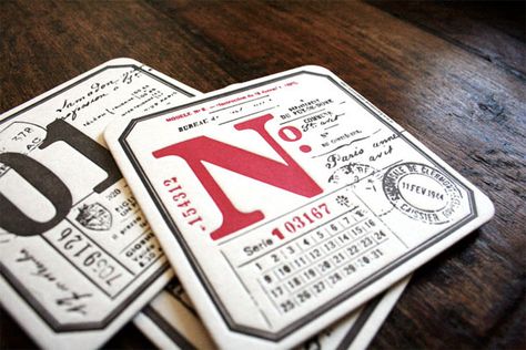 Fabien Barral Promotional Coasters Letterpress Calendar, Letterpress Coasters, Typography Love, Graphic Projects, Coaster Design, Inspirational Prints, Typography Letters, Typography Inspiration, Corporate Identity