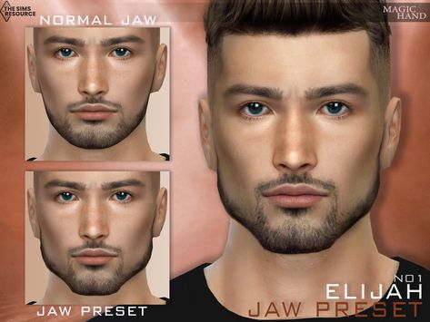 The Sims Resource - Elijah Jaw Preset N01 Sims 4 Afro Hair, Beards And Mustaches, Preset Download, Alpha Cc, The Sims 4 Skin, Sims 4 Mm Cc, Sims 4 Cc Makeup, Sims 4 Body Mods, Sims 4 Cc Skin