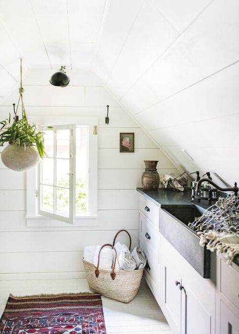 Timeless Tudor — Jessica Nelson Design Chic Log Cabin, Pottery Barn Sausalito, Rustic Bathroom Lighting, Cabin Vibes, Cottage Interior Design, Slanted Ceiling, Reclaimed Wood Shelves, Rustic Modern Kitchen, Cottage Style Decor