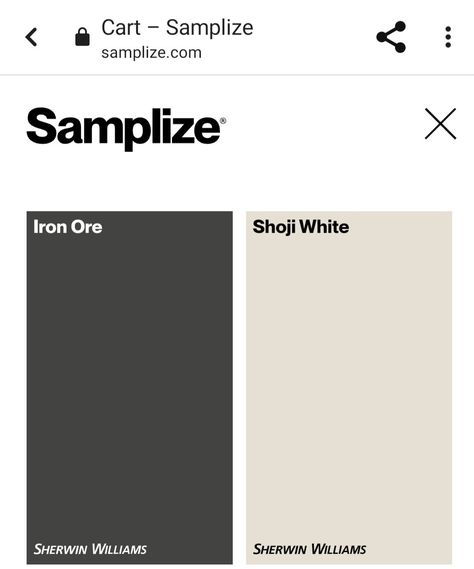 Shoji White With Iron Ore, Shoji White And Tricorn Black, Iron Ore And Shoji White, Shoji White Walls, Iron Ore Fireplace, Ski House Decor, Paint Themes, Shoji White, Exterior House Paint Color Combinations