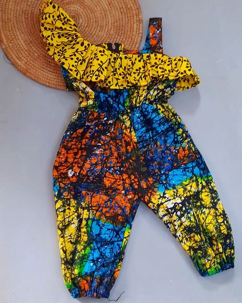 Children Jumpsuit Styles, Ankara Jumpsuit For Kids, Kids Ankara Styles, Ankara For Kids, Jumpsuit For Children, Ankara Jumpsuit Styles, Baby African Clothes, African Kids Clothes, Ankara Styles For Kids