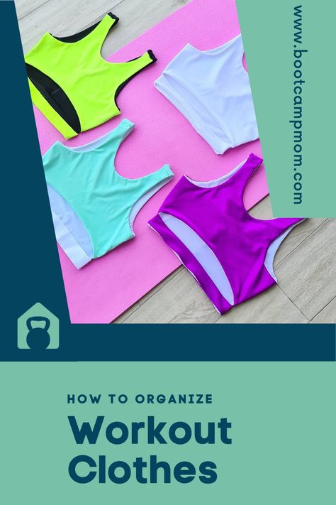 Whether you fold them or hang them, this is the guide for you to know how to organize workout clothes! How To Fold Gym Clothes, How To Store Workout Clothes, How To Organize Workout Clothes, Organize Workout Clothes, House Clothes, Army Fashion, Gym Tops, Workout Sets, How To Organize