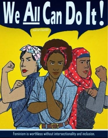 Women's Empowerment: Collection of empowering quotes celebrating women ... Diverse Women, Women Unite, Women Rights, Intersectional Feminism, Rosie The Riveter, Gender Equality, Equal Rights, We Can Do It, Womens Rights