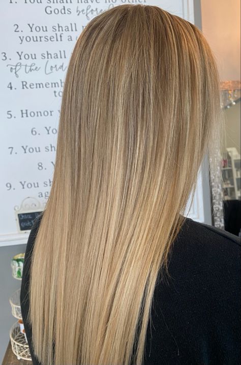 Blonde Hair Ideas Straight, Low Maintance Blonde, Blonde Highlights On Dark Blonde Hair, Full Head Blonde Highlights On Dark Hair, Full Head Blonde Highlights, Full Head Of Babylights, Blonde With Dimension, Jz Styles, Low Maintenance Blonde